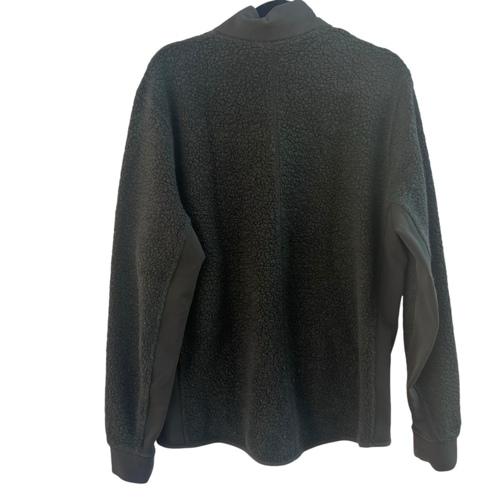 Lululemon Tundra Trek 1/2 Zip Heathered Dark Olive large l jacket sherpa fleece - Picture 12 of 12